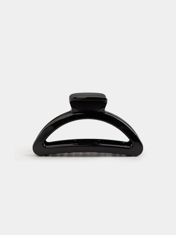 Шаш қыстырғыш, 9 см, пластик, қара, Краб, Basic, image-0