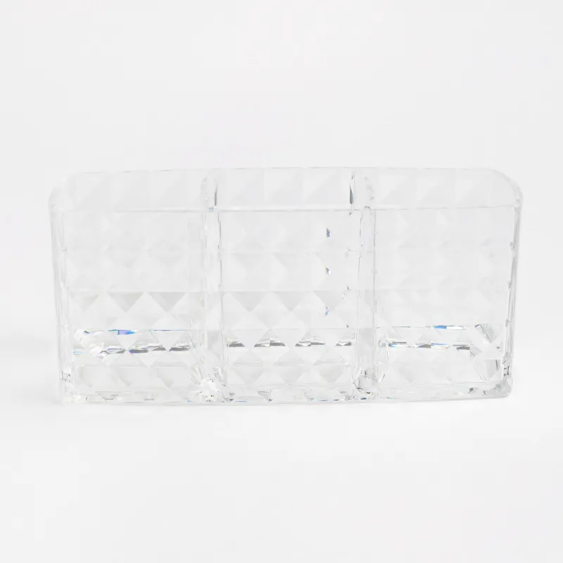 Косметикаға арналған органайзер, 19х8 см, 3 бөлім, пластик, Kandy, image-1