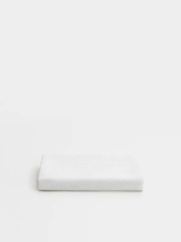 Скатерть, 160х160 см, полиэстер, белая, Серебристые брызги, Heaven silver, image-6