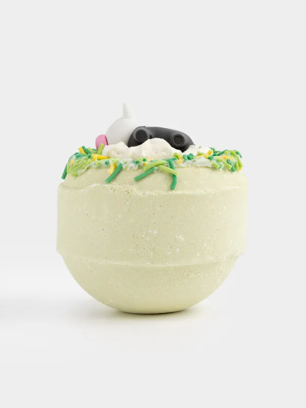 Ваннаға арналған бомба, 130 гр, ойыншықпен, жасыл, Алмұрт, Сиыр, Friends spa, image-3