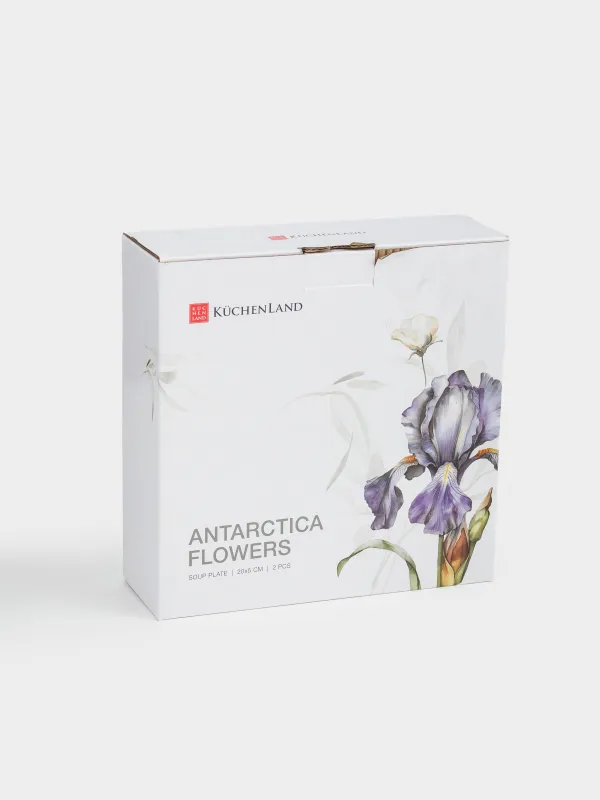 Тарелка суповая, 20х5 см, 2 шт, Ирис, Antarctica Flowers, image-5