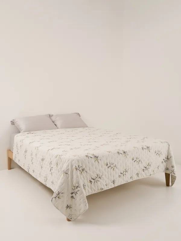 Покрывало, 220х240 см, стеганое, двустороннее, Цветы, Stitch, image-1