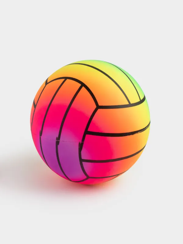 Мяч, 15 см, ПВХ, неоновый, Волейбол, Game Neon, image-0