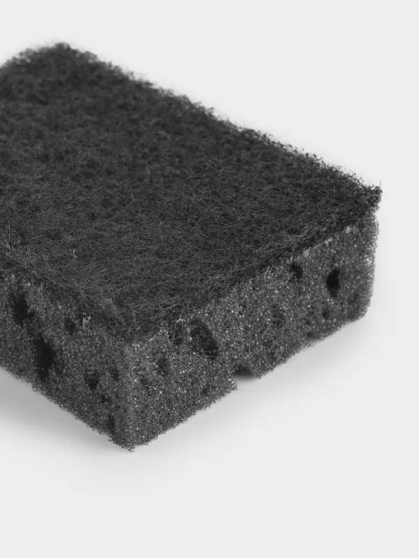 Губка для мытья посуды, 5 шт, Black clean, image-4