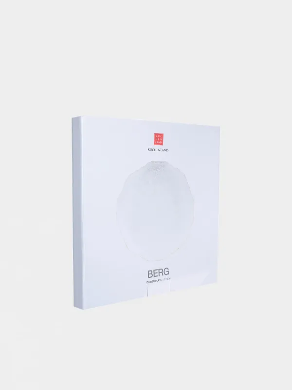 Тарелка обеденная, 27 см, с золотистым кантом, Berg, image-2