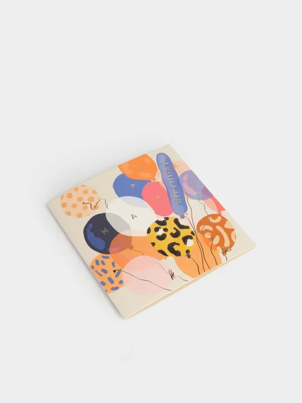 Открытка подарочная, 12х12 см, бумага, Birthday, image-2