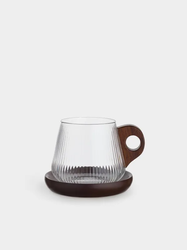 Саптыаяқ, 450 мл, тұғырда, шыны Б/ағаш, Ribby, image-0