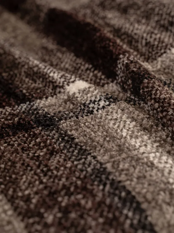 Жамылғы, 130х170 см, шашағы бар, шениль, қоңыр, Тор, Hazel, image-2