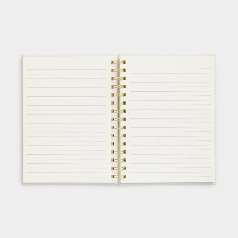 Жазбаларға арналған дәптер, 15х20 см, 80 л, сақиналы, тұтқасы бар, сүт түстес, Stationery sparkle, image-3