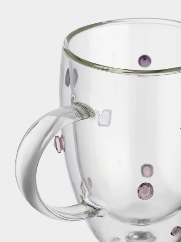Кружка, 330 мл, стекло Б, Кристаллы, Air decor, image-2