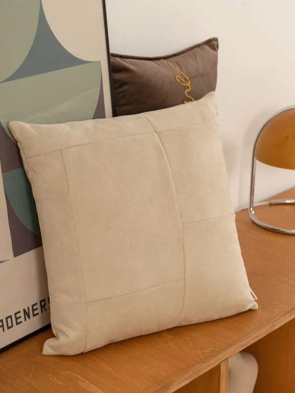 Сәндік жастық, 45х45 см, полиэстер/спандекс, құм, Neutral, image-3