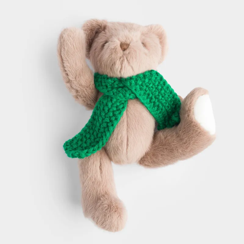 Ойыншық, 25 см, жұмсақ, қозғалмалы аяқтары бар, полиэстер, қоңыр, Аю, Bear, image-5