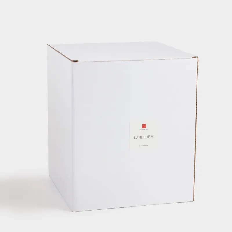 Гүл вазасы, 24 см, керамика, сүт түстес, Бүйірлер, Landform, image-3