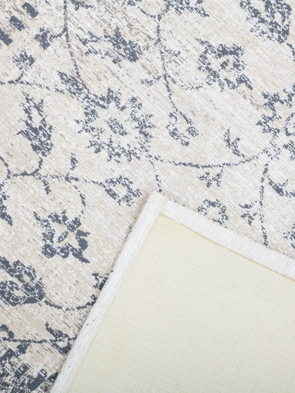 Кілем, 150х210 см, шенилл/мақта, сарғылт-қоңыр, Патчворк басып шығару, Cave, image-2