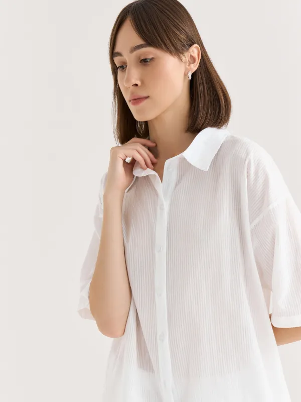 Рубашка женская, с коротким рукавом, Leticia, image-2