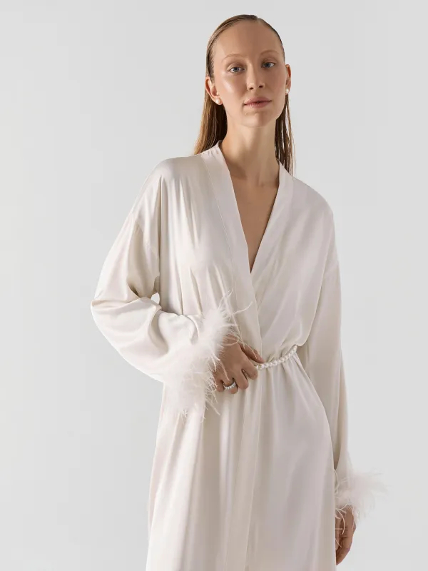 Халат женский, с длинным рукавом, Adria, image-1