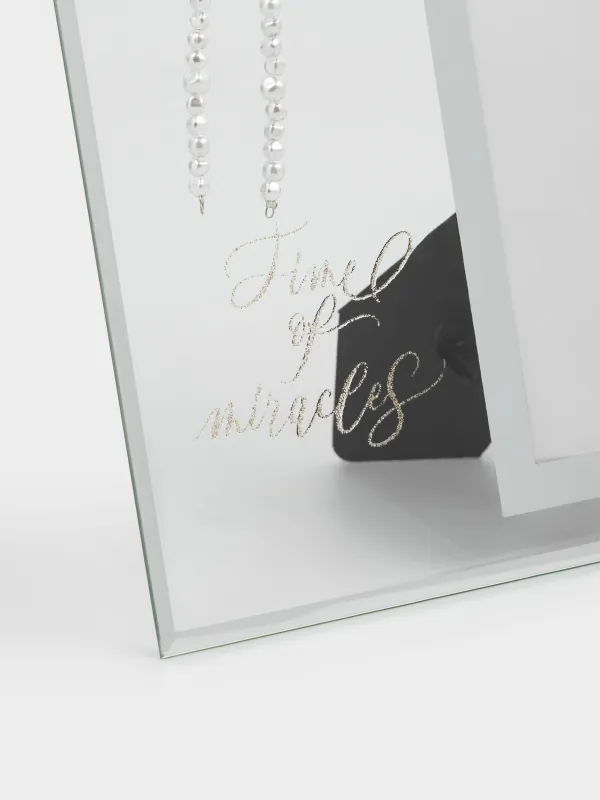 Фото жиектеме, 19х21 см, төсеніші бар, шыны, Дизайн, Glossy, image-2