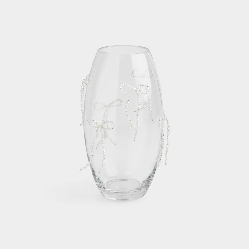 Гүл вазасы, 30 см, шыны/пластик, Бантиктер, Varieses pearl