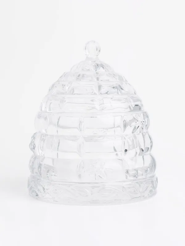 Балға арналған банкі, 290 мл, қасық, шыны Р/ағаш, Өрнектер, Honey, image-4