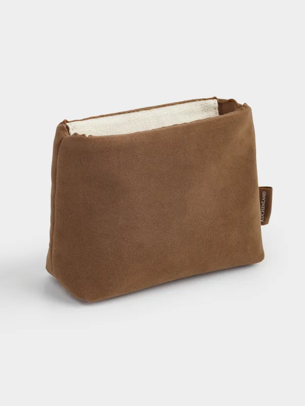 Косметичка, 15х9 см, полиуретан, песочная, Krast, image-2