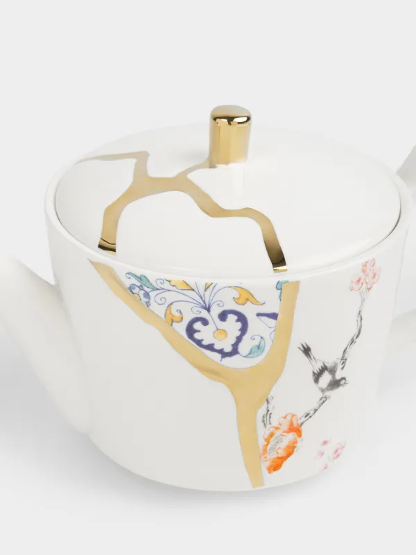 Шайнек, 700 мл, фарфор N, ақ-алтын, Кинцуги, Revival, image-3