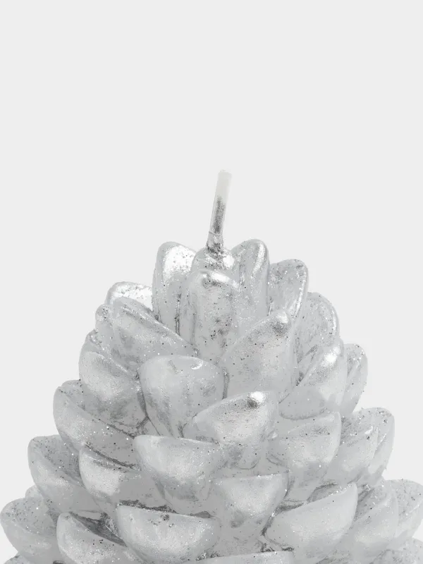 Шам, 6x8 см, күміс, Шырша бүршігі, Winter delice, image-1