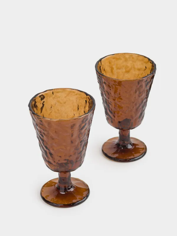 Шарап бокалы, 280 мл, 2 дана, шыны Р, қоңыр, Frozen, image-1