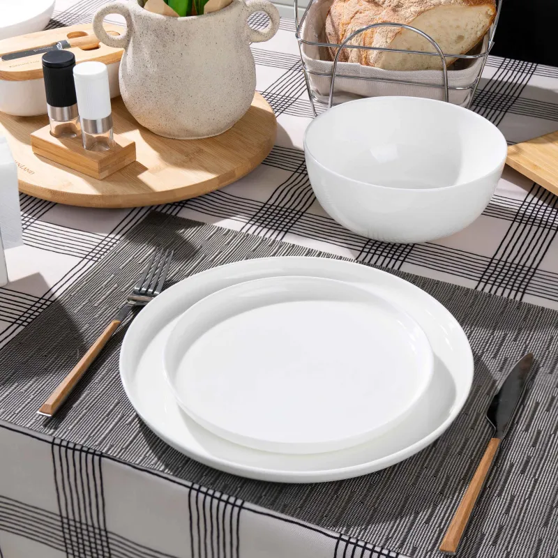 Асханалық тәрелке, 26 см, фарфор F, ақ, Ideal white, image-4