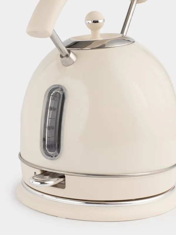 Чайник электрический, 1,8 л, 1850-2200 Вт, сталь/пластик, бежевый, Vintage kitchen, image-4