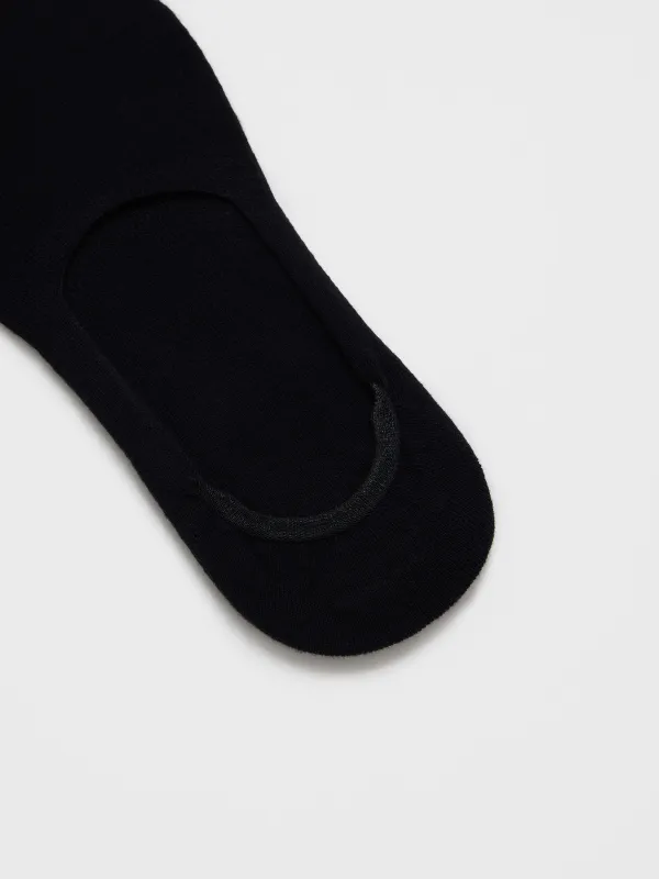 Әйелдер шұлықтары, ө. 36-38, мақта/полиэстер, қара, Basic, image-3