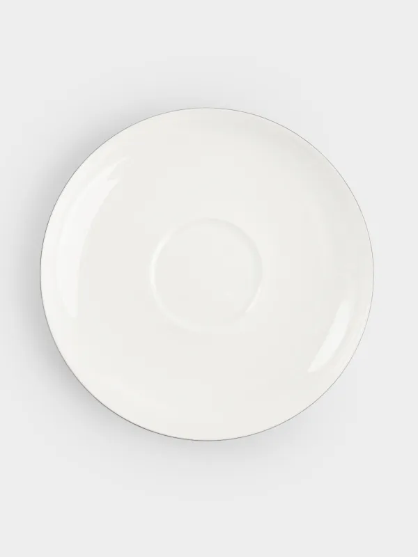 Шай жұбы, 6 адам, 12 зат, 250 мл, фарфор F, ақ, Ideal silver, image-3