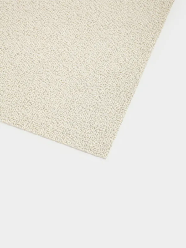 Салфетка под приборы, 30x45 см, ПВХ, прямоугольная, бежевая, Solid, image-2