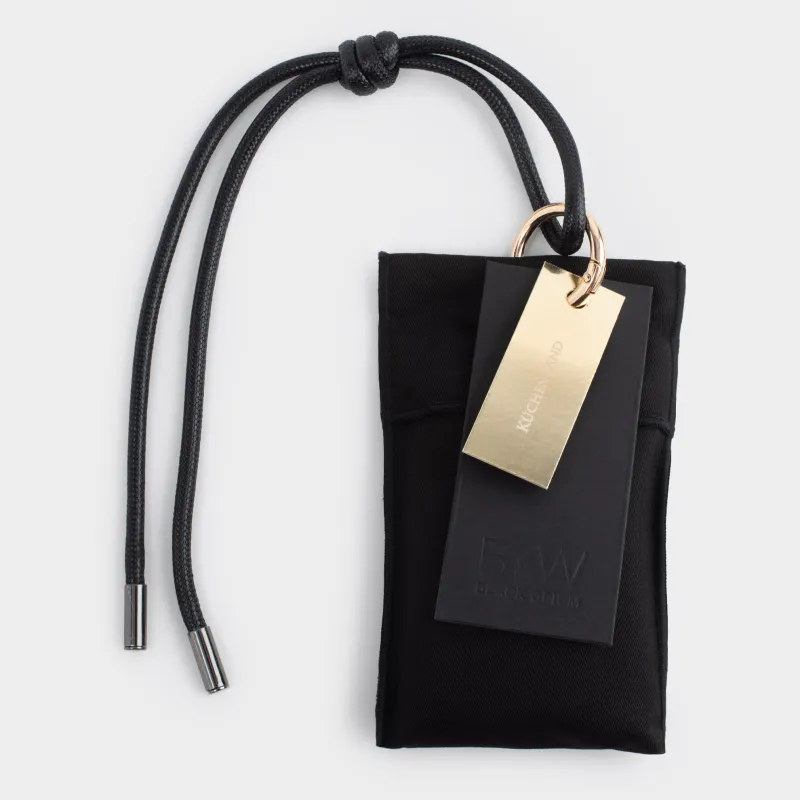 Саше ароматическое, 8х15 см, черное, Black Opium, B&W