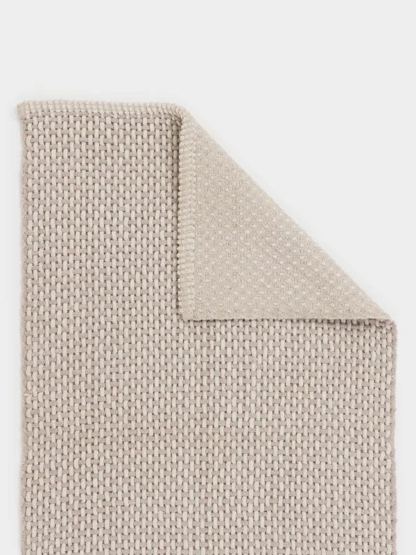 Кілемше, 60х110 см, сырғанауға қарсы, шенил / мақта, бежевый қоңыр, тор, Cosy, image-4