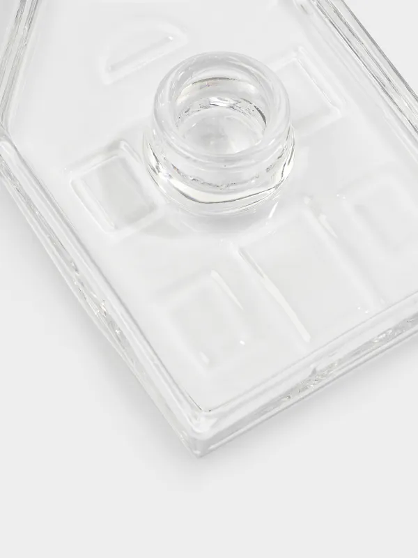 Шам ұстағыш, 14 см, жіңішке шамға арналған, шыны, House shape, image-3