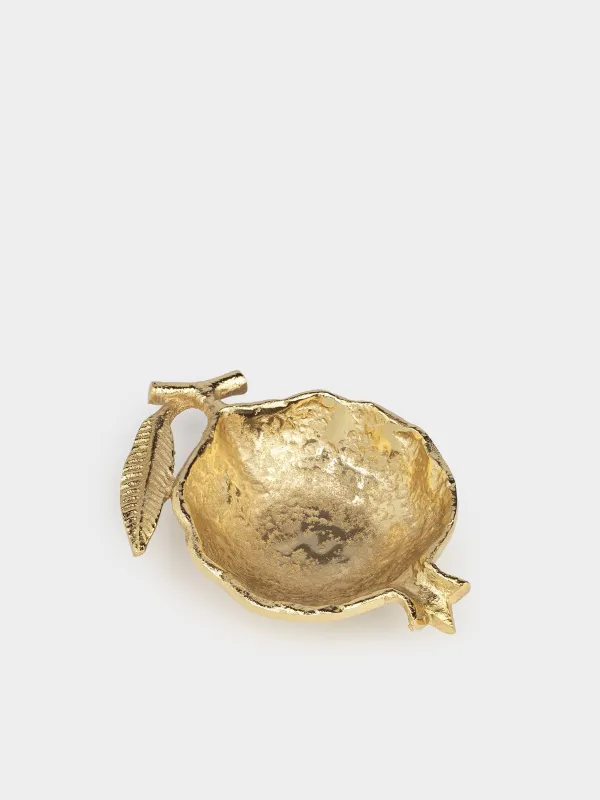 Сәндік табақша, 19х14 см, металл, алтын, Гранат, image-5