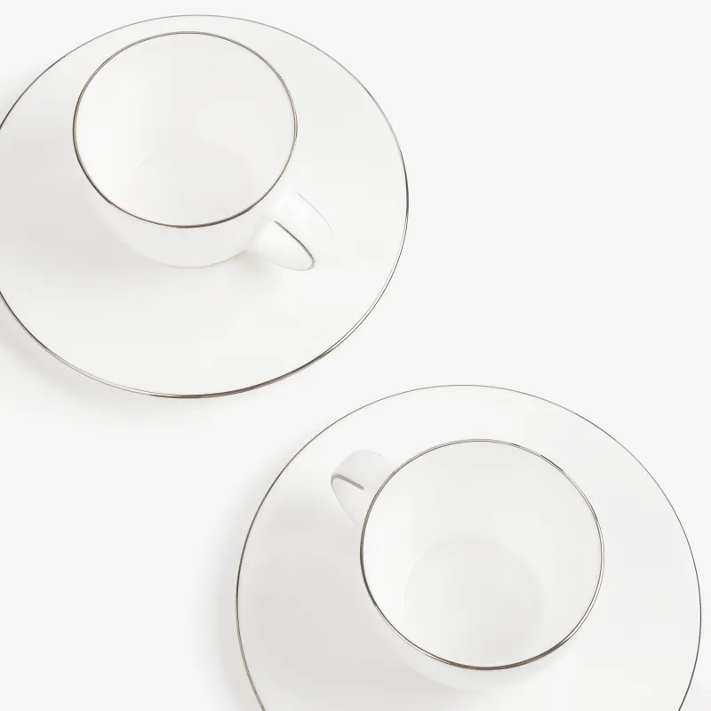 Кофе жұбы, 2 тұлға, 4 зат, 110 мл, фарфор F, Antarctica, image-2