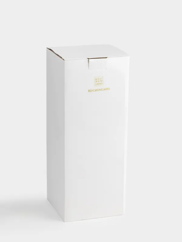 Гүл вазасы, 36 см, шыны, Қырлар, Terlano, image-5