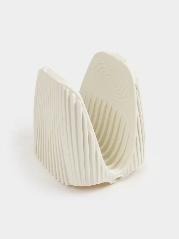 Прихватка, 10 см, силикон, бежевая, Wavelet, image-6