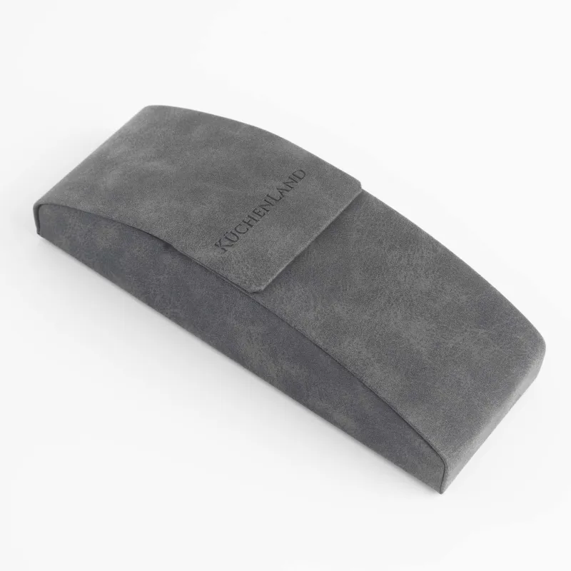 Көзілдірік қабы, 15x5 см, полиуретан, қою сұр, Rock, image-1