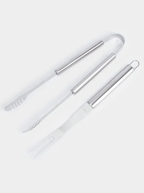 Барбекюге арналған жиынтық, 4 пр, алжапқышта, BBQ, image-2