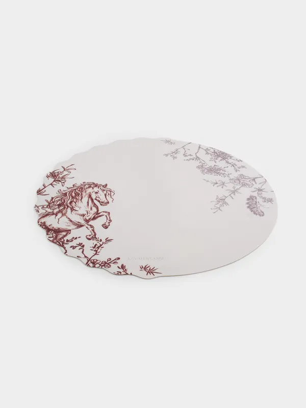 Салфетка под приборы, 40 см, Лошадь, Rock print, image-1