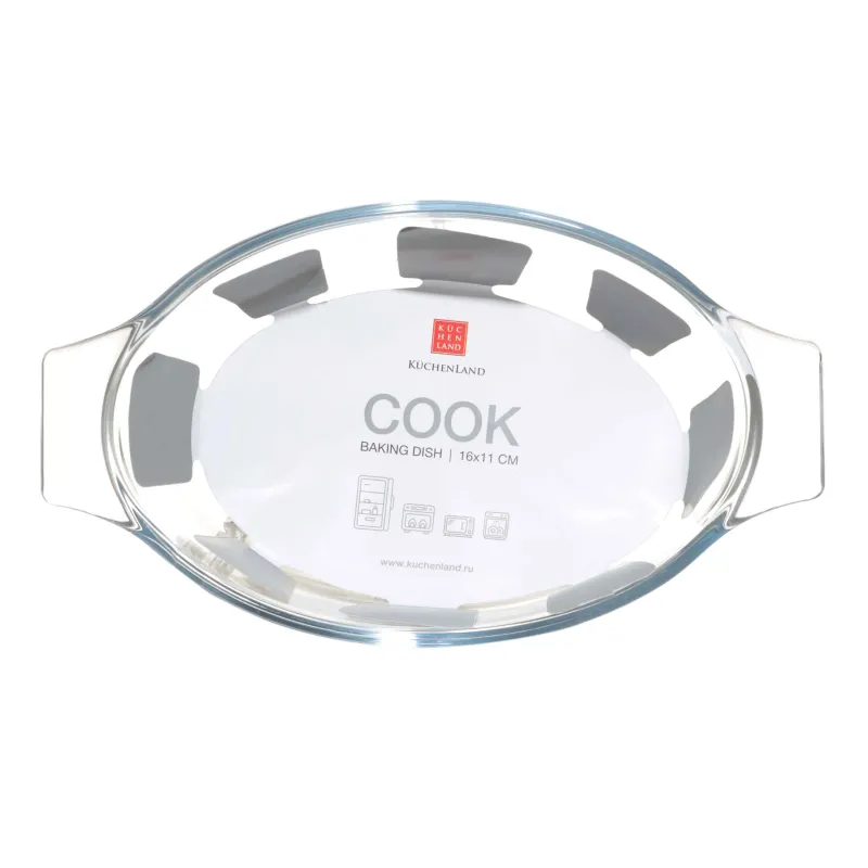 Форма для запекания, 16х11 см, стекло Т, Cook, image-4