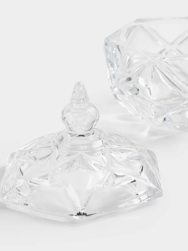 Емкость для хранения, 14х15 см, 400 мл, стекло Р, Rhomb, image-3