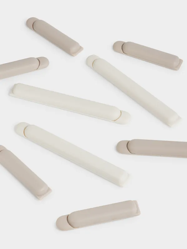 Сөмкеге арналған қыстырғыштар жинағы, 9 дана, пластик, түсі, Soft kitchen, image-1