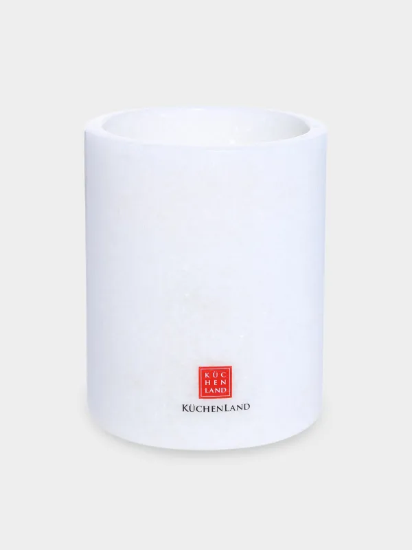 Подставка для кухонных принадлежностей, 13 см, мрамор, белая, Classic Marble, image-0