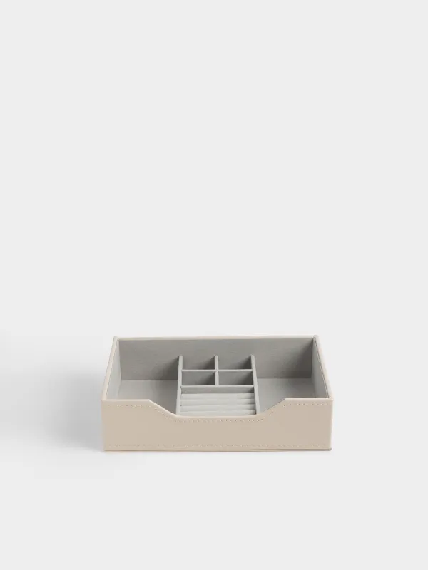 Зергерлік бұйымдарға арналған органайзер, 24х17 см, жасанды былғары/МДФ, түс, Ethics, image-2