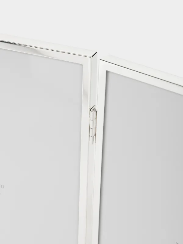 Фото жиектеме, 13х18 см, 2 фото, металл/шыны, күміс түстес, Fantastic, image-5