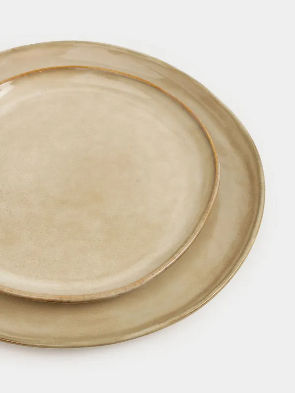 Ас сервизі, 6 адам, 18 зат керамика, сарғылт-қоңыр, Burgos, image-2