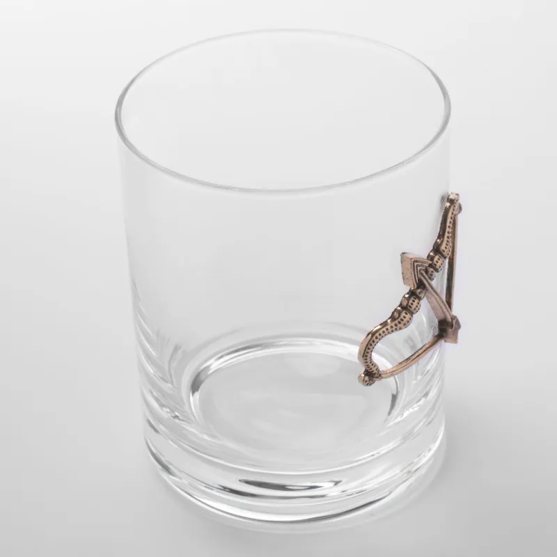 Виски стақаны, 10 см, 340 мл, шыны/металл, алтын, Мерген, Zodiac, image-3